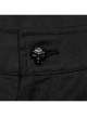 Black Simple Woven Suit Fit Punk Style Men's Cargo Trousers