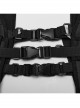 Handsome Adjustable Black Nylon With Clip Buckle Punk Style Men's Harness