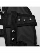 Handsome Adjustable Black Nylon With Clip Buckle Punk Style Men's Harness