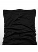 Handsome Black Simple Stretch High Collar Ear Hanging Punk Style Long Sleeve T-Shirt