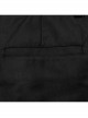 Black And Red Simple Fit Non Elastic Woven String Punk Style Men's Trousers