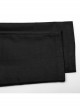 Black And Red Simple Fit Non Elastic Woven String Punk Style Men's Trousers