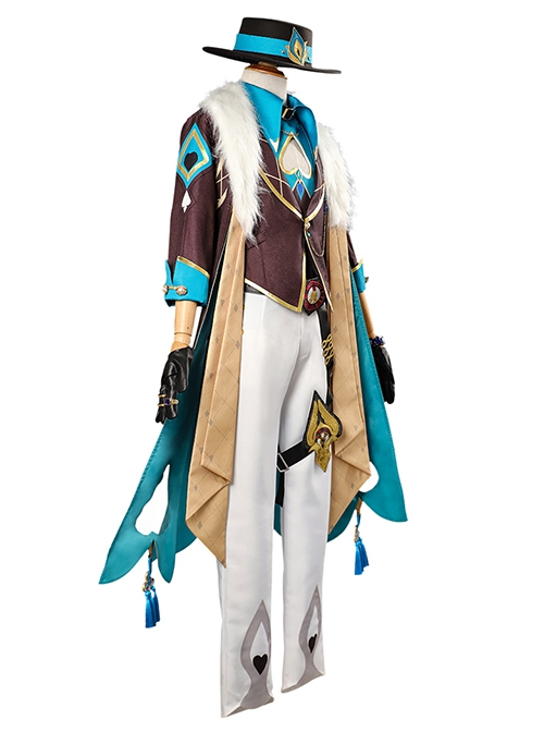Game Honkai Star Rail Aventurine Halloween Cosplay Normal Version Costume Full Set