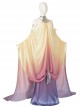 Star Wars Episode II-Attack Of The Clones Padme Amidala Halloween Cosplay Costume Formal Dress Set Without Headwears