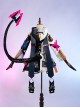 Game Honkai Impact 3 Delta Fervent Tempo Outfit Halloween Cosplay Costume Full Set