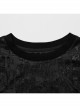 Old Style Black Shabby Decadent Muscular Shoulder Eyelet Webbing Gothic Style Daily Sleeveless Vest
