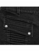 Black Simple Three Dimensional Rope Casual Punk Style Casual Trousers
