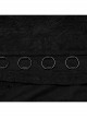 Three Dimensional Micro Elastic Knitted Pu Leather Eyelet String Irregular Skirt Punk Style Messy Pattern Skirt