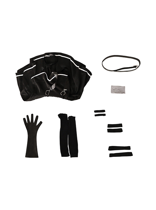 Frieren Beyond Journey's End Ubel Black Dress Halloween Cosplay Costume Full Set
