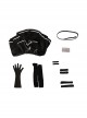 Frieren Beyond Journey's End Ubel Black Dress Halloween Cosplay Costume Full Set