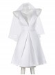 Joker 2 Folie à Deux Harley Quinn White Short Wedding Dress Halloween Cosplay Costume Full Set
