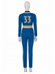 Fallout Lucy MacLean Halloween Cosplay Costume Blue Bodysuit Set Without Boots
