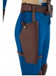 Fallout Lucy MacLean Halloween Cosplay Costume Blue Bodysuit Set Without Boots