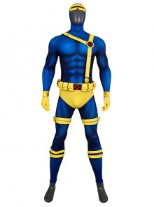 X-Men '97 Cyclops Scott Summers Halloween Cosplay Costume Set Without Boots