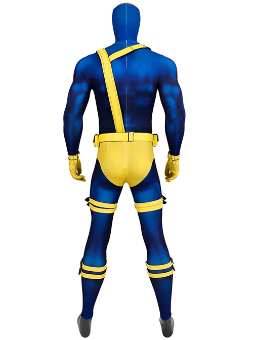 X-Men '97 Cyclops Scott Summers Halloween Cosplay Costume Set Without Boots