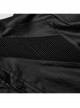 Black Stretch Woven Imitation Leather Shoulder Straps Widened Design Punk Style Handsome Long Sleeved Shirt