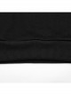 Black Micro Stretch Knit Stitched Pressed Rubber Front Mid Iron Studs Punk Style Hooded Long Sleeved Top