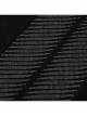 Personalized Black Three Dimensional Jacquard Twill Knitted Front Collar Zipper Design Punk Style Rebellious Vest