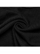 Handsome Black Micro Elastic Woven Splicing Irregular Cracked Leather Front Metal Eyelets Tied With Rope Punk Style Trousers