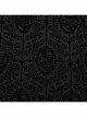 Black Personalized Embossed Velveteen With Ruffled High Collar And Center Front Eyelet Rope Gothic Style Long Sleeved T-Shirt