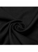 Asymmetrical Black Twill Woven With Jacquard Side String Decoration Gothic Pattern Trousers