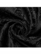 Black And Red Non Stretch Jacquard Woven Waist Side Eyelet String Gothic Style Slim Fit Color Block Vest
