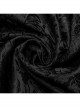 Black Non Stretch Jacquard Woven Waist Side Eyelet String Gothic Style Slim Fit Color Block Vest
