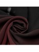 Sexy Black And Red Gradient See Through Front And Center Velvet Webbing String Gothic Style Loose Lantern Sleeve Shirt