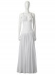 Joker 2 Folie à Deux Harley Quinn White Long Version Wedding Dress Halloween Cosplay Costume Full Set