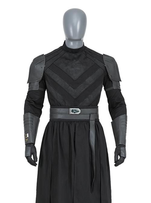 Star Wars Spin Offs Ahsoka Baylan Skoll Halloween Cosplay Accessories Black Shoulder Guards And Gloves And Wrist Guards