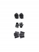 Star Wars Spin Offs Ahsoka Baylan Skoll Halloween Cosplay Accessories Black Shoulder Guards And Gloves And Wrist Guards