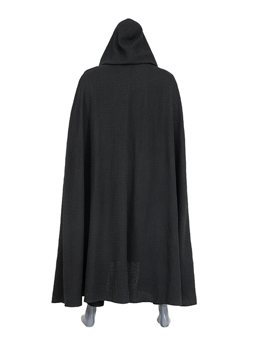 Star Wars Spin Offs Ahsoka Baylan Skoll Halloween Cosplay Costume Black Cloak