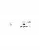 Game Valorant Clove Halloween Cosplay Accessories Earrings And Rings