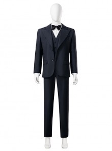 Joker 2 Folie à Deux Arthur Fleck Black Suit Version Halloween Cosplay Costume Without Shoes