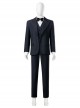 Joker 2 Folie à Deux Arthur Fleck Black Suit Version Halloween Cosplay Costume Without Shoes