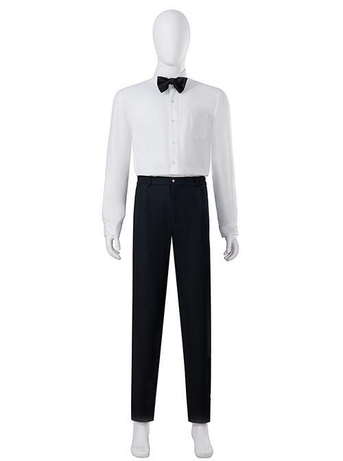 Joker 2 Folie à Deux Arthur Fleck Black Suit Version Halloween Cosplay Costume Without Shoes