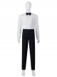 Joker 2 Folie à Deux Arthur Fleck Black Suit Version Halloween Cosplay Costume Without Shoes