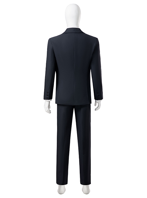 Joker 2 Folie à Deux Arthur Fleck Black Suit Version Halloween Cosplay Costume Without Shoes