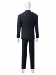 Joker 2 Folie à Deux Arthur Fleck Black Suit Version Halloween Cosplay Costume Without Shoes