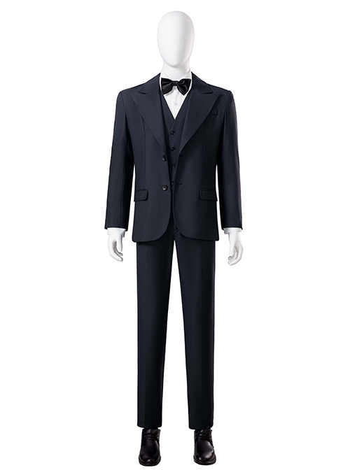 Joker 2 Folie à Deux Arthur Fleck Black Suit Version Halloween Cosplay Accessories Black Shoes