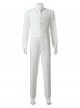 Joker 2 Folie à Deux Arthur Fleck White Suit Version Halloween Cosplay Costume Set Without Shoes