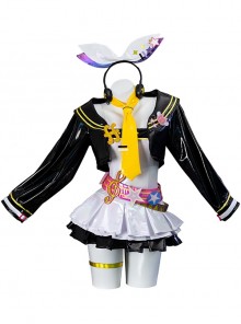 Muse Dash Kagamine Rin Collaboration Outfit Halloween Cosplay Costume Full Set
