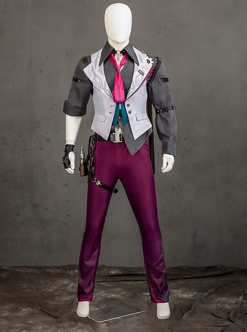 Game Honkai Star Rail Gallagher Halloween Cosplay Costume Full Set