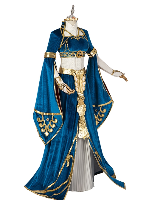 The Legend Of Zelda Breath Of The Wild Princess Zelda Halloween Cosplay Costume Princess Outfit Full Set
