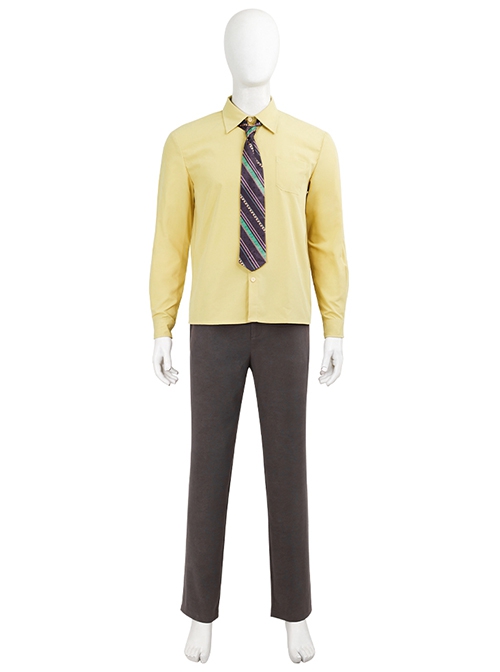 Joker 2 Folie à Deux Arthur Fleck Gray Suit Halloween Cosplay Costume Set Without Wig Without Shoes