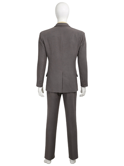 Joker 2 Folie à Deux Arthur Fleck Gray Suit Halloween Cosplay Costume Set Without Wig Without Shoes