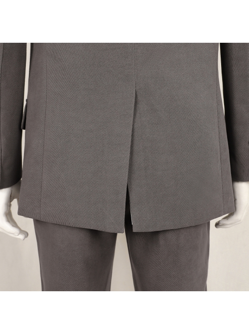 Joker 2 Folie à Deux Arthur Fleck Gray Suit Halloween Cosplay Costume Set Without Wig Without Shoes