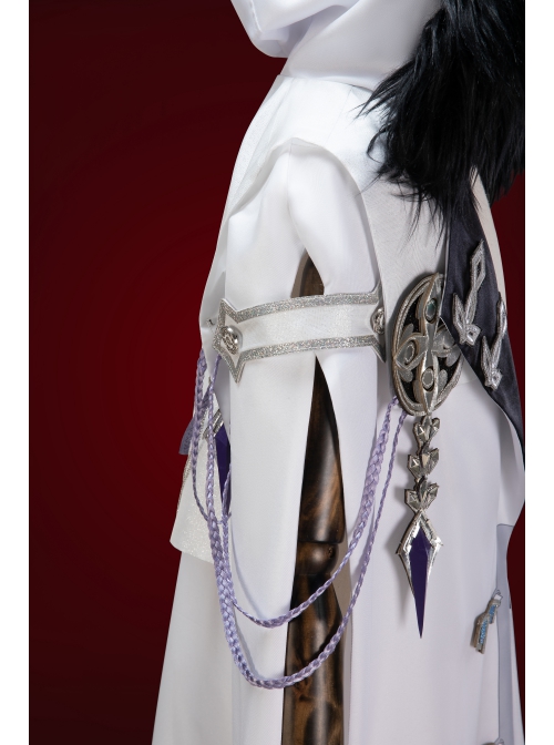 Game Genshin Impact Scaramouche The Balladeer Halloween Cosplay Costume Hooded Cloak Set