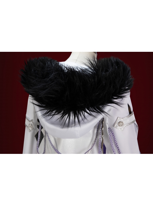 Game Genshin Impact Scaramouche The Balladeer Halloween Cosplay Costume Hooded Cloak Set