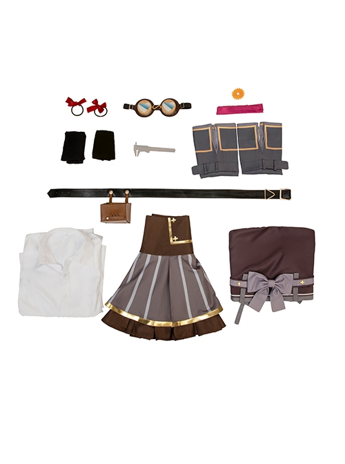 Vtuber Ace Taffy Outfit Halloween Cosplay Costume Full Set